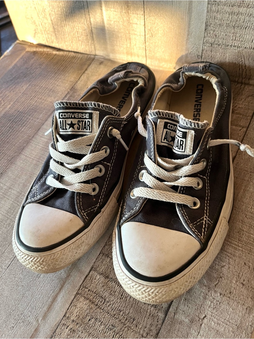 Converse All Star Low Top Slip on in Navy Size 8
